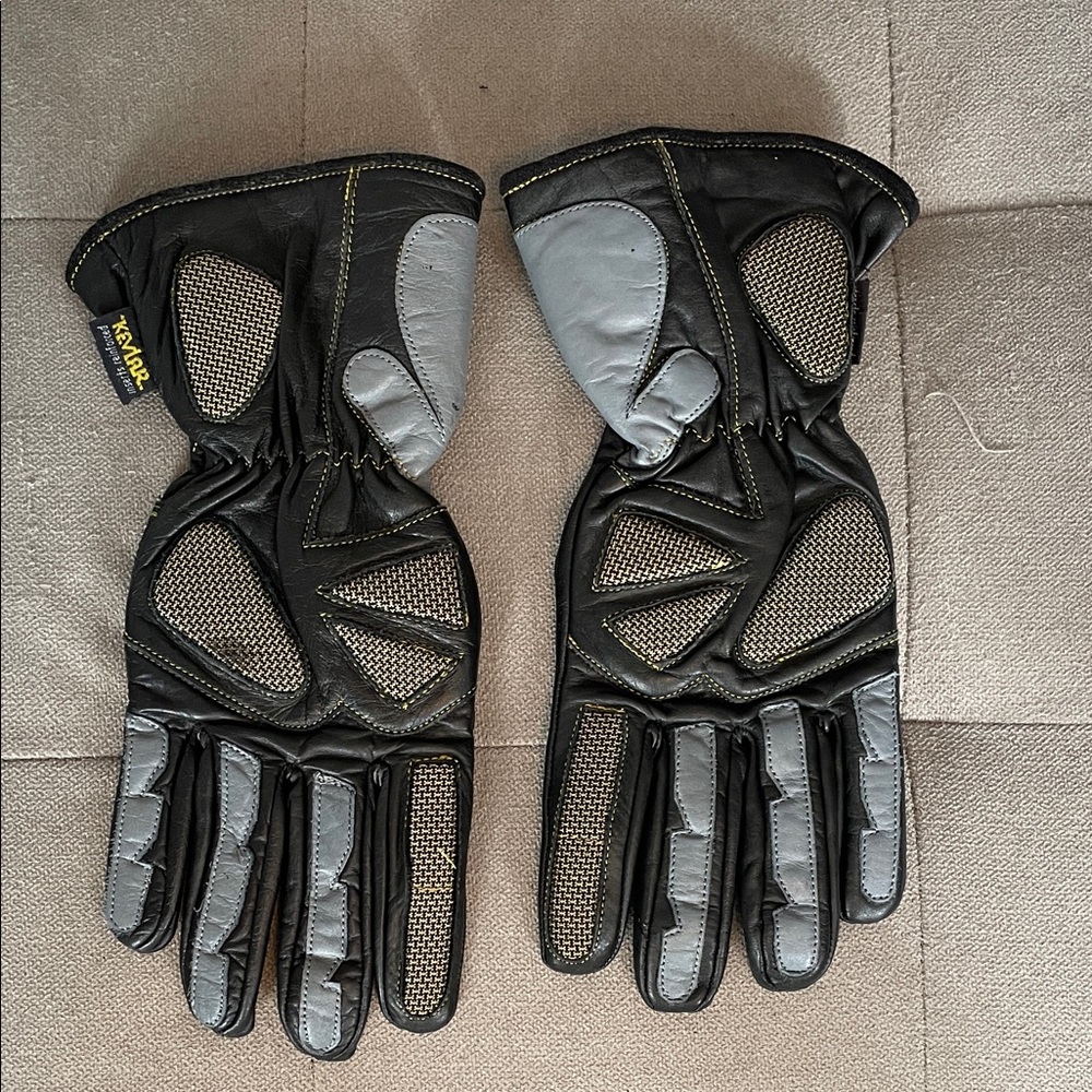 Black and Gray Men's Gloves